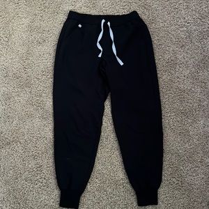 Figs Men’s Cargo Jogger Scrub Pants Black Size Small